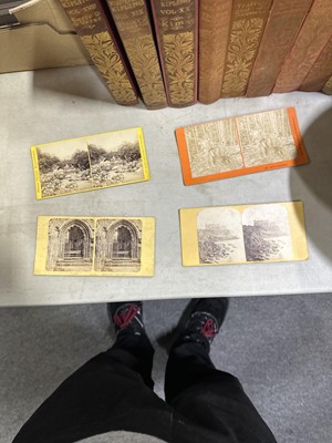 Lot 163 - A large collection of stereoscopic cards