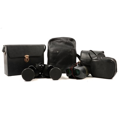 Lot 159 - Four pairs of case binoculars