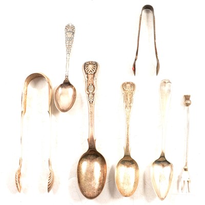 Lot 252 - Collection of silver cutlery