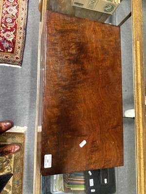 Lot 109 - Large Victorian mahogany writing box