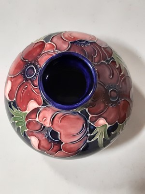 Lot 38 - A Moorcroft vase in the Anemone design.