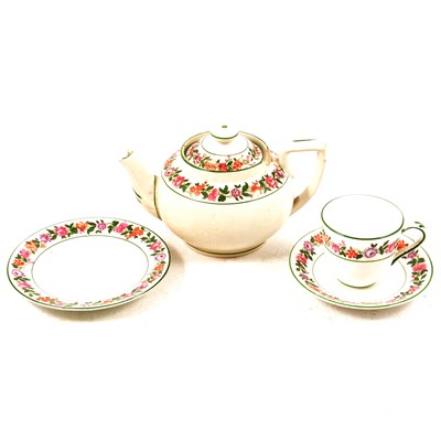 Lot 199 - MIscellaneous objects including miniature tea set, silver, plated and brass wares