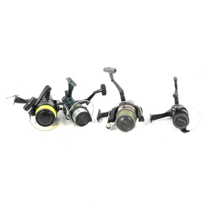 Lot 233 - Quantity of nine fishing spinning reels, including Daiwa, Shina, Okuma, etc