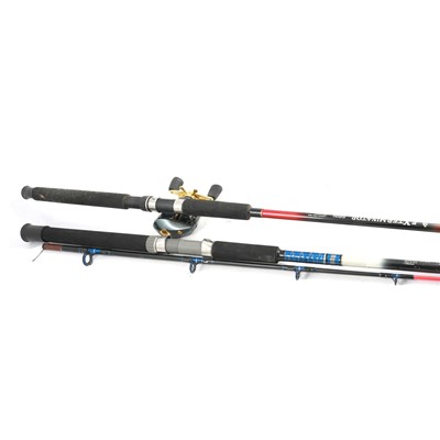 Lot 208 - Quantity of modern coarse and beach fishing rods and poles