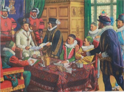 Lot 386 - After Robert Thom, six colour prints