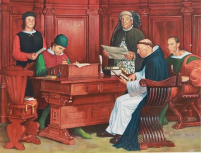 Lot 386 - After Robert Thom, six colour prints