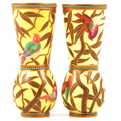 Lot 51 - Pair of Coalport china vases