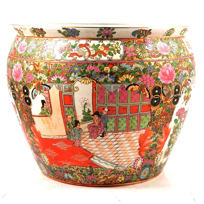 Lot 118 - Chinese porcelain fish bowl or jardiniere