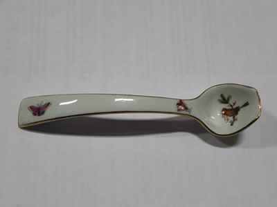 Lot 22 - Moorcroft Pottery - a Pansy pattern pin dish, Herend Hungary and other ceramics.