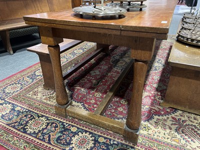 Lot 413 - Oak Refectory style table