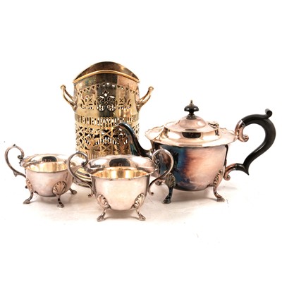 Lot 197 - Collection of silver-plated wares.