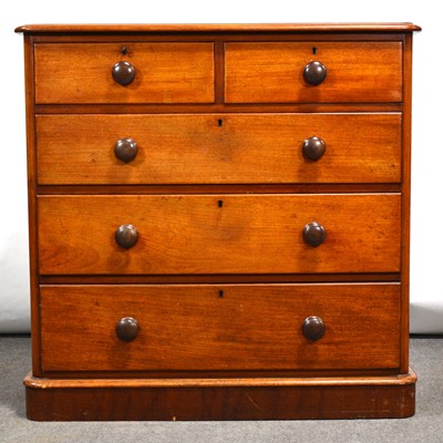 Lot 550 - Victorian mahogany chest of drawers