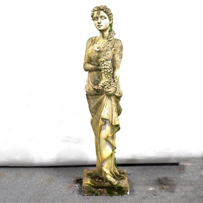 Lot 525 - Large Haddonstone garden statue 'Autumn'