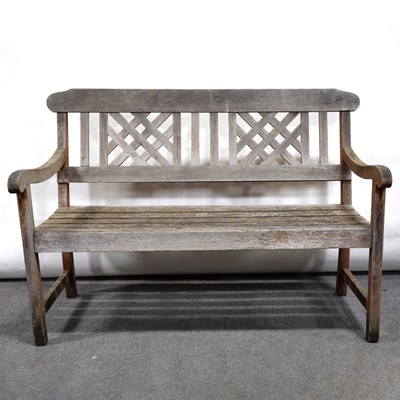 Lot 515 - Teak garden bench