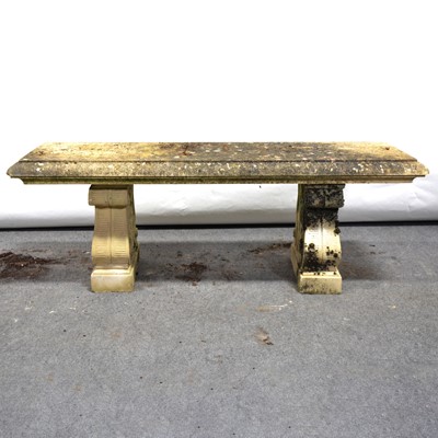 Lot 528 - Haddonstone garden bench