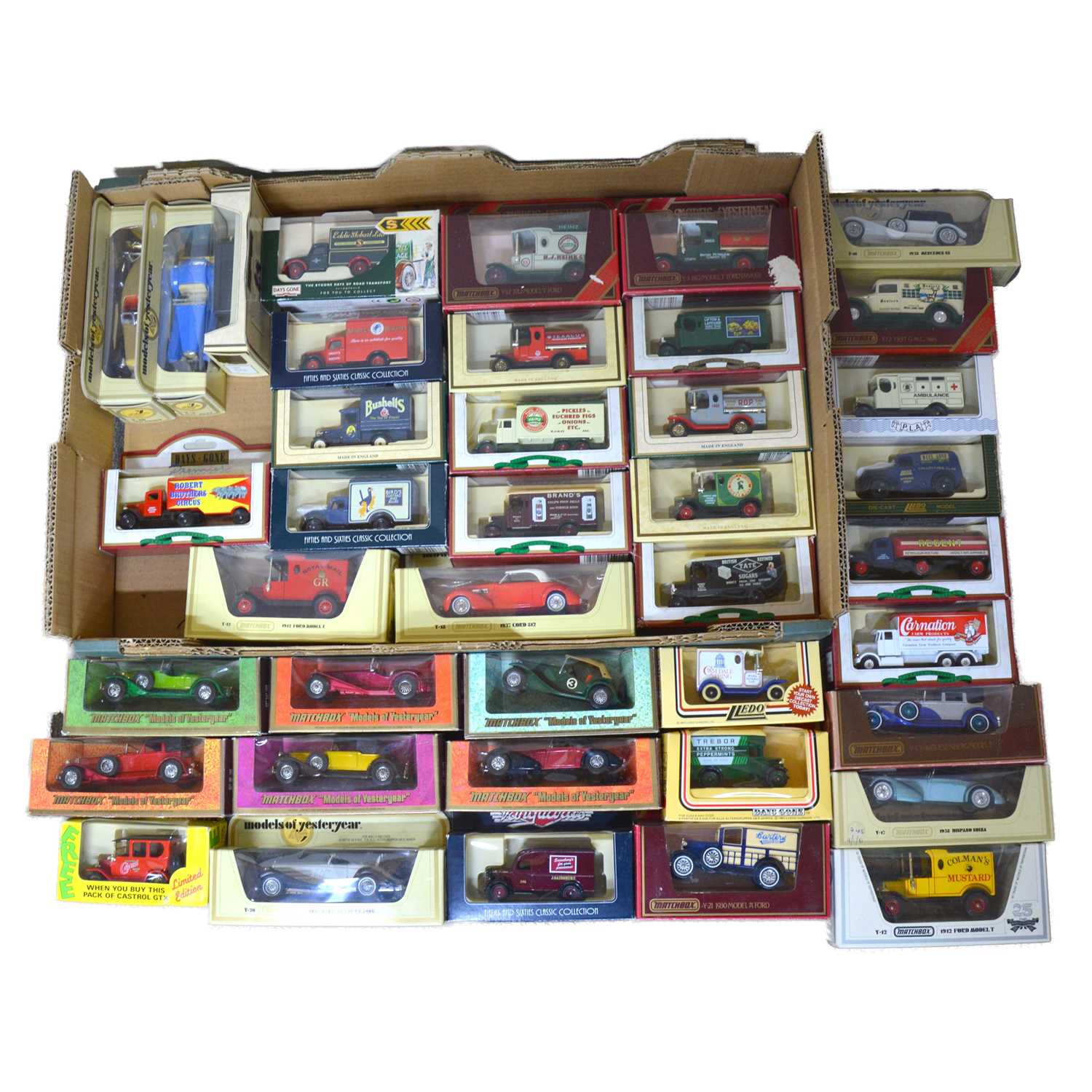 Lot 81 - Forty die-cast model vehilces, including