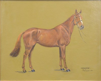 Lot 392 - Julie Brenan, Amazon, equestrian portrait