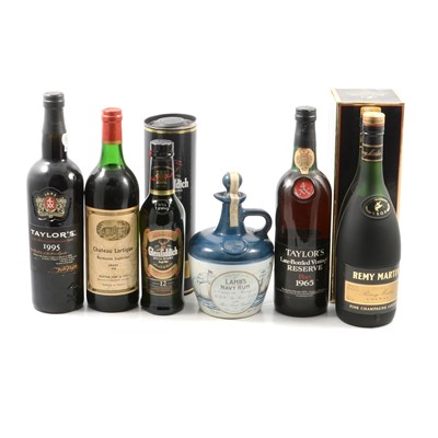 Lot 291 - Assorted spirits and fortified wines