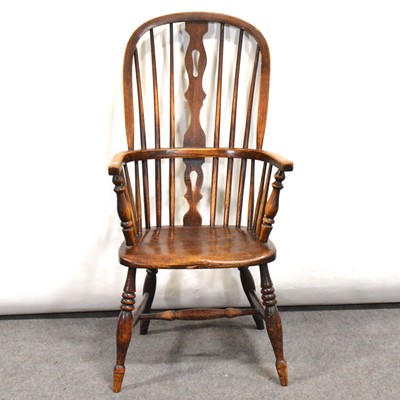 Lot 478 - Victorian elm and ash Windsor chair