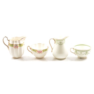 Lot 120 - Two part tea services, early 20th century.