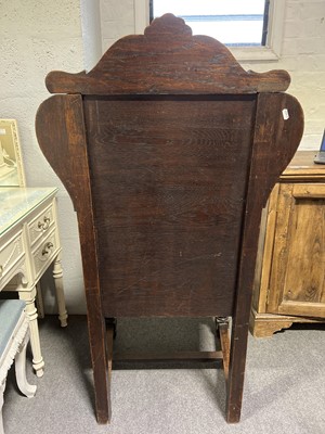 Lot 31 - Victorian oak wainscot chair