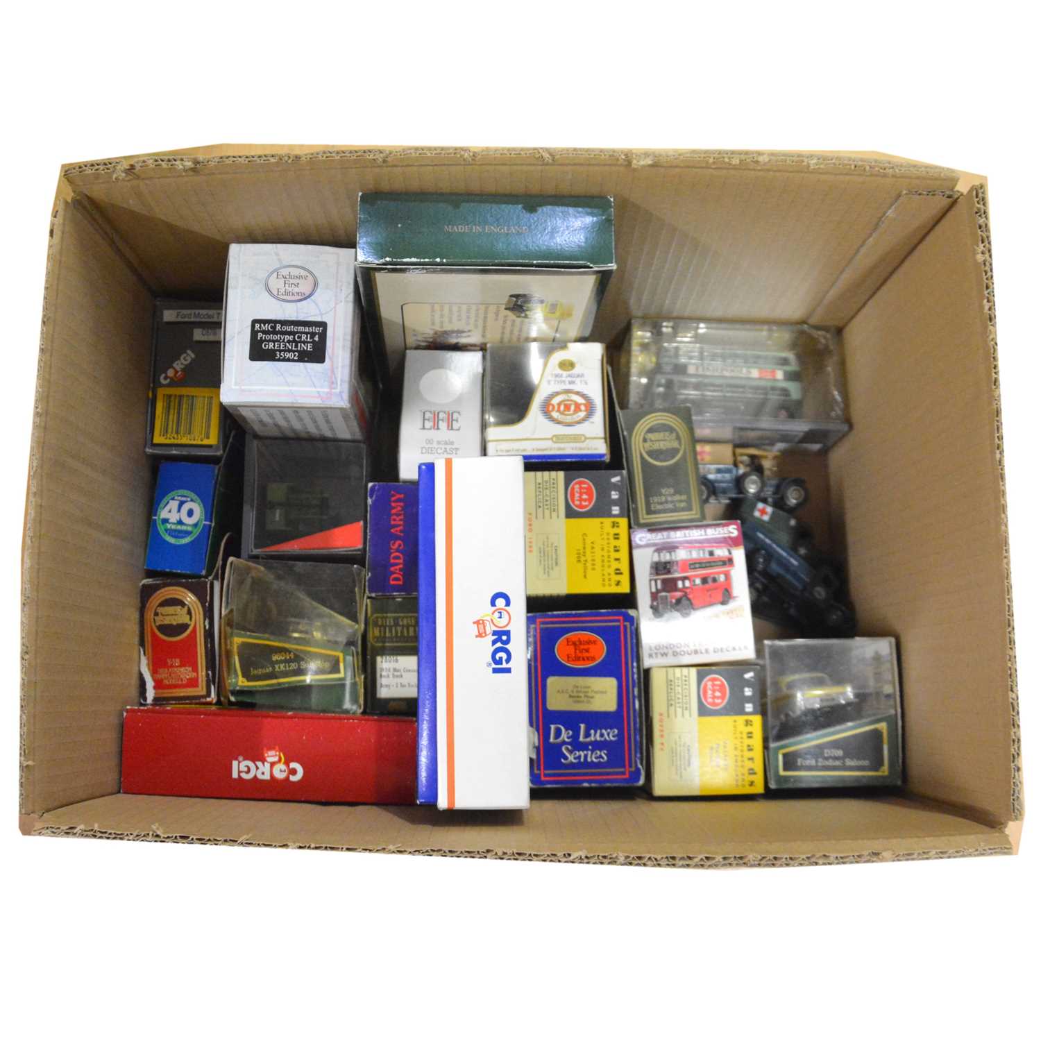 Lot 60 - Twenty-four die-cast models, including Corgi, Vanguard, Matchbox and others