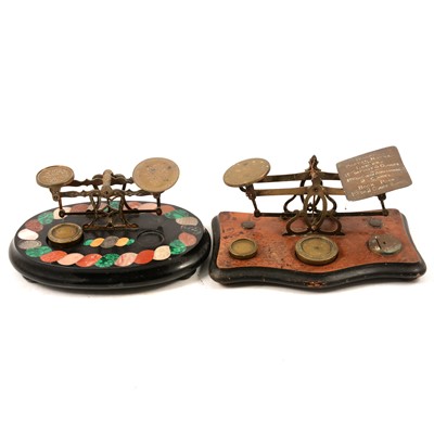 Lot 189 - Two sets of postal scales