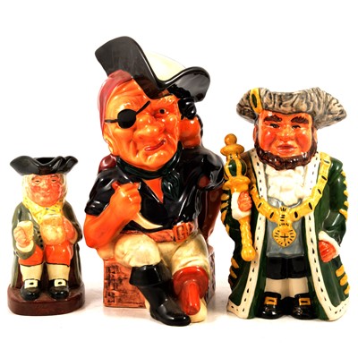 Lot 99 - One box of Toby and Character Jugs.