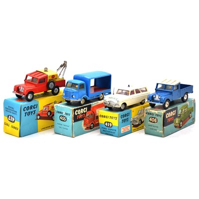 Lot 38 - Four Corgi Toys models, 406, 417m 419, 455, boxed
