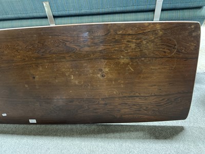Lot 7 - 1960s rosewood and chrome metal coffee table, G Morley & Son, High Wycombe