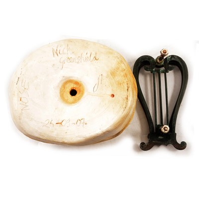 Lot 201 - Nick Greenshield, plaster mould, and a brass door knocker