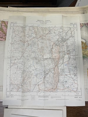 Lot 379 - A collection of Geological and Ordnance Survey Maps.