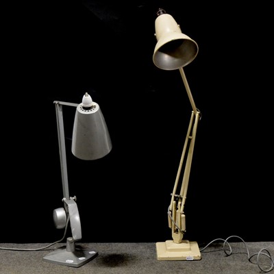 Lot 499 - Two vintage angle poise lamps.