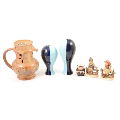 Lot 150 - SALEROOM AMENDMENT - Two contemporary Jonathan Adler Couture vases, and other ceramics