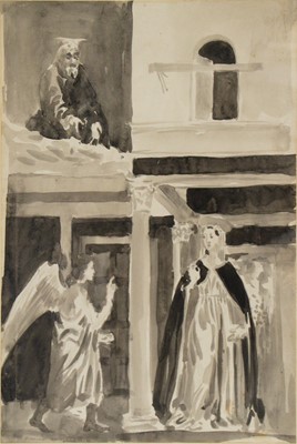 Lot 423 - Marian Kratochwil, Study from Piero della Francesca