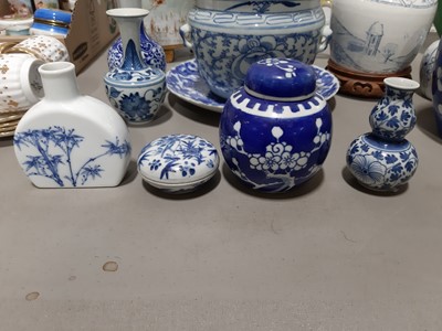 Lot 57 - Collection of Chinese and other Asian blue and white wares