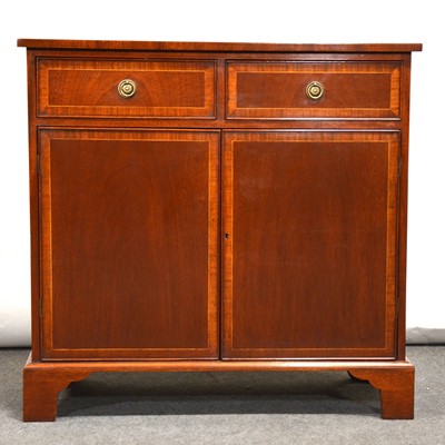 Lot 430 - Georgian style mahogany sideboard by Haselbech Oak