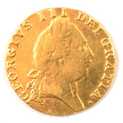 Lot 286 - A Gold Spade Guinea Coin, George III 1790.