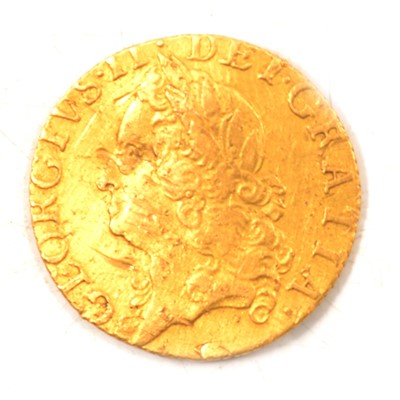 Lot 271 - A Gold Half-Guinea Coin, George II 1759.