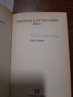 Lot 135 - Colin Dexter, The Riddle of the Third Mile, Macmillan, London 1983.