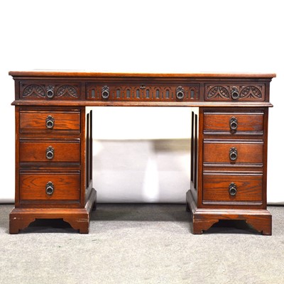 Lot 463 - Old Charm oak desk