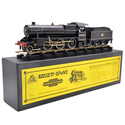 Lot 417 - Bassett Lowke spirit fired live steam locomotive, Mogul, boxed