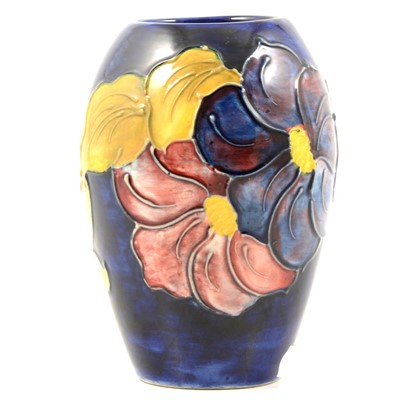 Lot 109 - A Moorcroft vase in the Clematis design.
