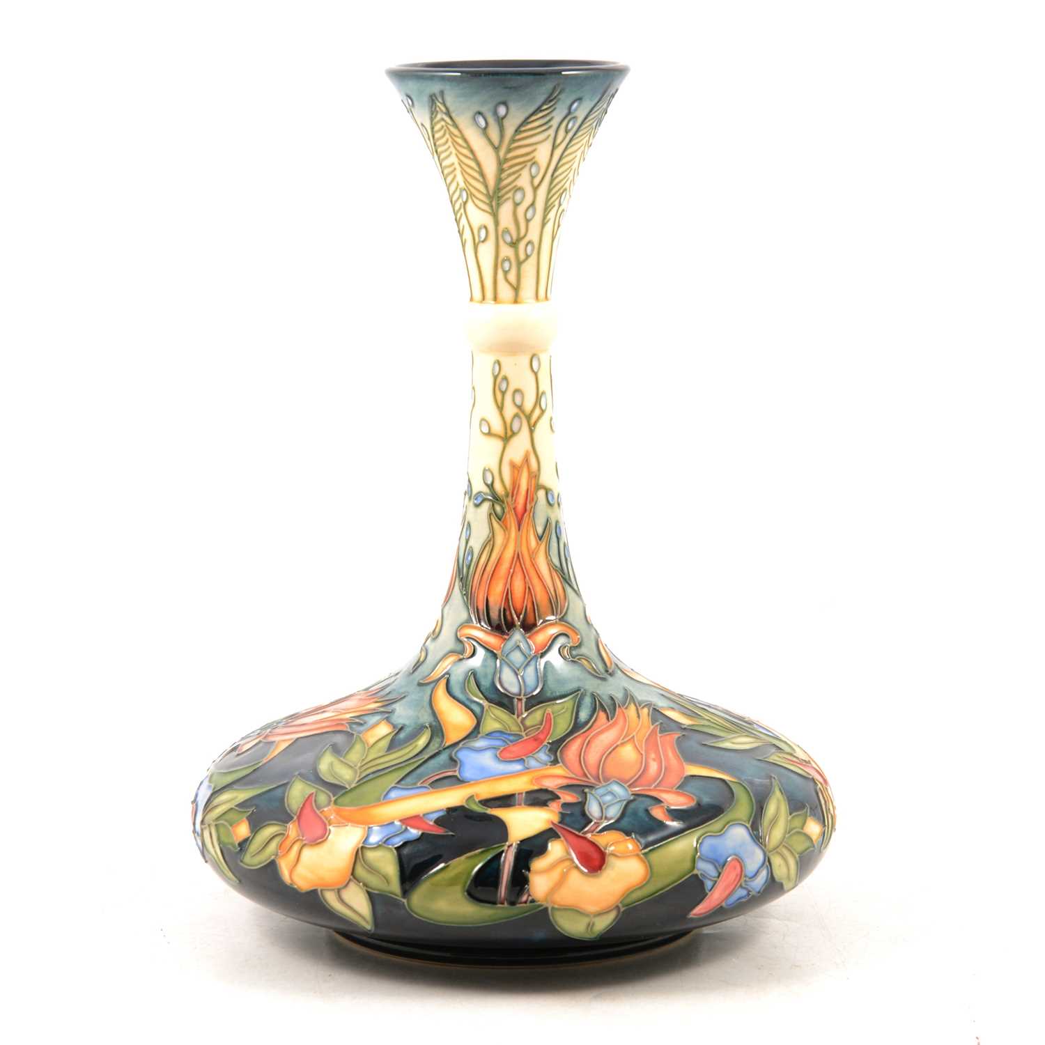 Lot 113 - Rachel Bishop for Moorcroft a vase in the Prairie Summer design.