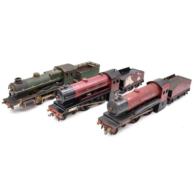 Lot 240 - Three O gauge live steam locomotives, including Bassett Lowke