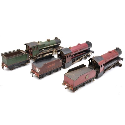 Lot 240 - Three O gauge live steam locomotives, including Bassett Lowke