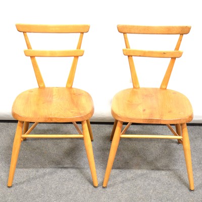 Lot 509 - Pair of Ercol Red Spot child's chairs