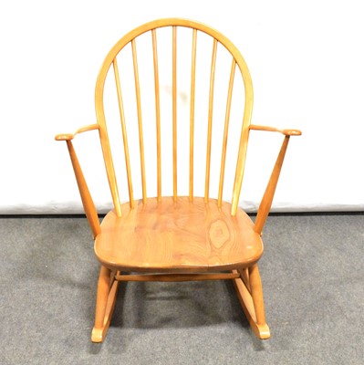 Lot 441 - Ercol 470 elm and beech rocking chair