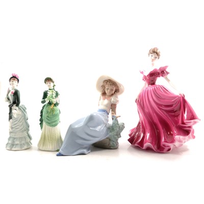 Lot 13 - Collection of Coalport and Nao figurines