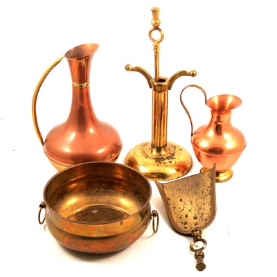 Lot 179 - Quantity of copper and brasswares